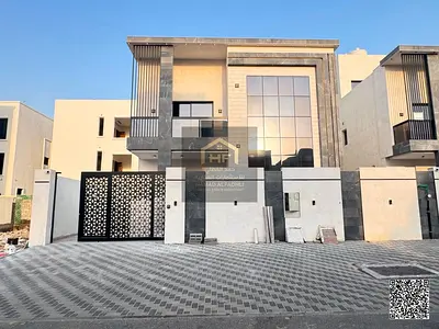 Brand New 3-Storey 6-Bedroom Villa with Rooftop, Maid's Room & Integrated CCTV System for Annual Rent in Al Aamrah, Ajman – First Tenant Condition & C