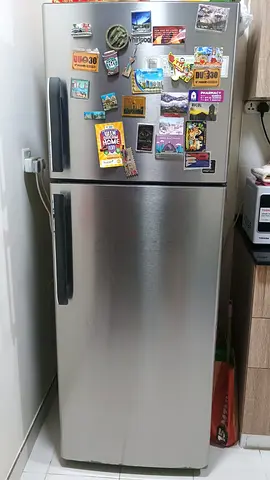 Whirlpool 2-door Silver Refrigerator - Good Working Condition