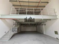 Mezzanine Warehouse for Rent in Ajman Al Jurf 1 A prime mezzanine warehouse is available for rent in