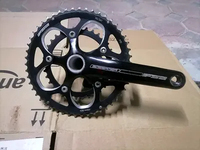 Used FSA Gossamer BB30 Double Chainset Crankset - 50/34t with bearing