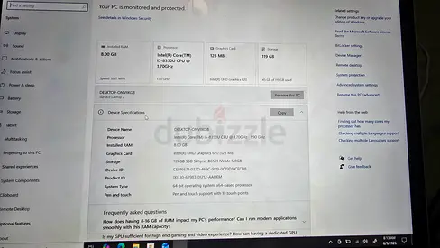 Laptop - touchscreen - surface - with headphones
