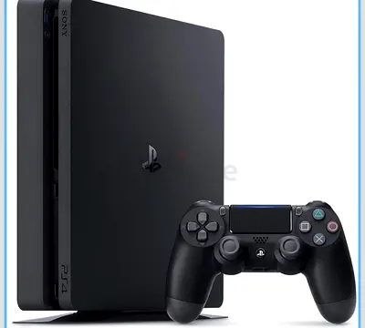 Sony PlayStation 4 Slim - 1TB, 3 Controller, Black and GTA 5 CD