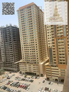 One-bedroom apartment with a living room for sale in Al Amerah, Ajman – Al Lailiz Tower.