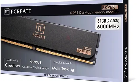 TEAMGROUP T-CREATE EXPERT 64GB DDR5 6000MHz CL34 RAM