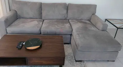 Axis model crate&barrel lshape sofa