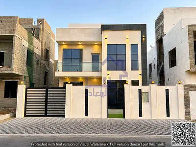 For sale: Al Zahia, Ajman, excellent location, luxury finishes (two floors and a roof), freehold ow