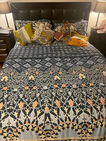 Distress Sale for Bed: Pan-Emirates Solid Wood Bed, Selling 75% less prices