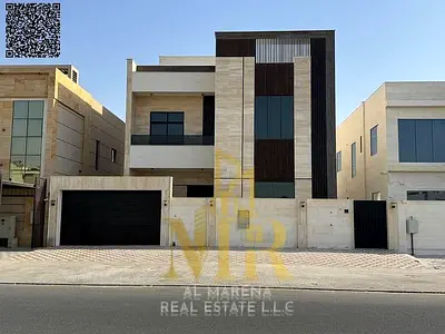 | Hotel-Style Luxury Villa in Al Alia, Ajman | 5 Master Bedrooms + Elevator + Rooftop | Utilities Included