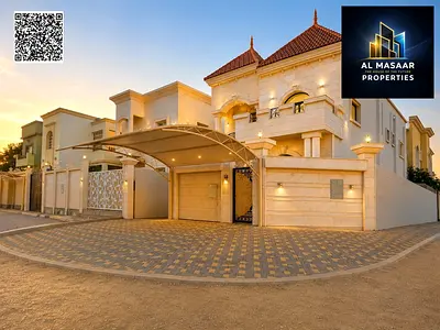 Includes electricity, water, and air conditioning. Corner lot with two street frontages. Central air conditioning. Located in Ajman. Freehold.