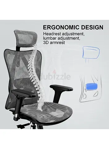 Ergonomic Sihoo M57 Adjustable Chair with Headrest
