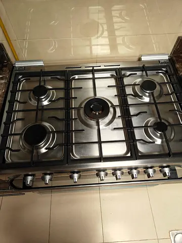 5 Burner Stainless Steel Gas Cooker