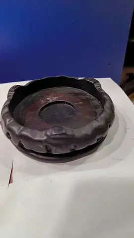 Resin wood bowl 13cm length,4cm height