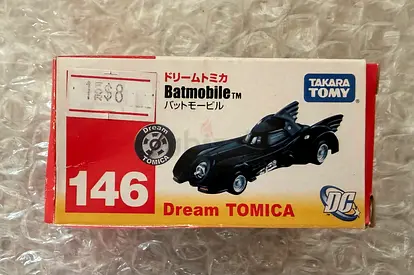 Brand New Tamara Tomy Collector Edition 1989 Batman Batmobile Number 146 Scale 1:64.