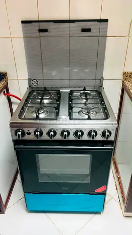 Used 4-Burner Gas Cooker with Oven - Good Working Condition