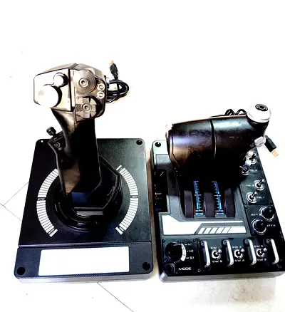 Logitech-x 56  Flight Stick and Throttle Combo (Joystick + Throttle) - Used