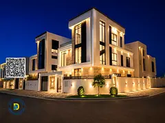 European-style villa corner with 5BR and a roof terrace in Al Yasmeen, Enjoy luxurious. Bank financi