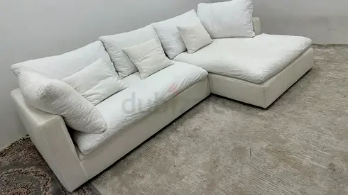 Perfect condition feather filled sofa