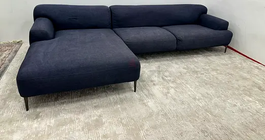 Like new condition the loom collection lshape sofa