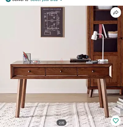 Study desk - Lyra desk oak ( home center)