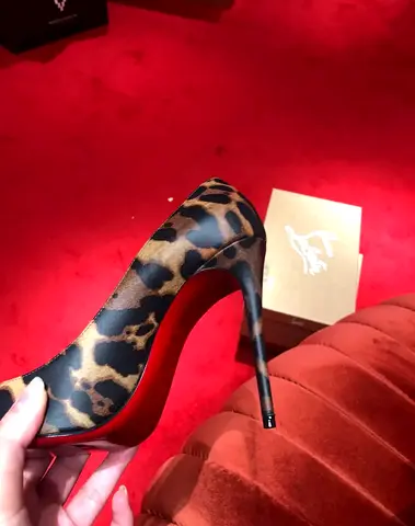 Brand new Christian louboutin limited edition leopard Kate pumps