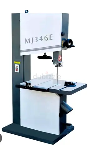 Brand New INDUSTRIAL MJG396U High-Speed Vertical Thin Band Saw - 7.5 kW (Approx. 10 HP)