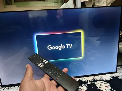43 inch Smart TV with Google TV and Remote (Good Working Condition)