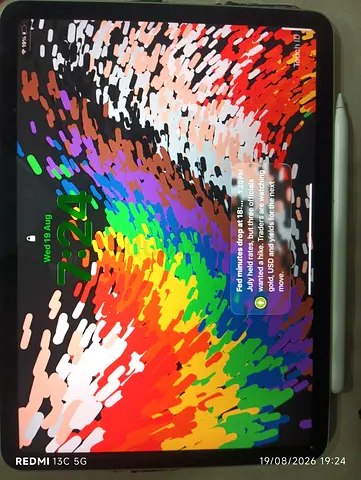 IPad air (4th generation) with original apple penciil wireless charging