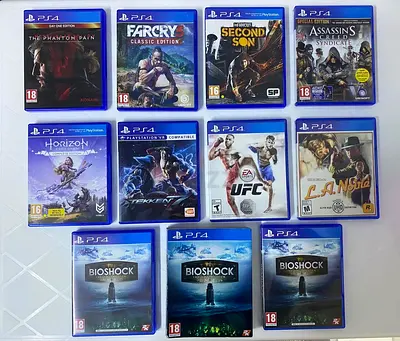 Collection of PS4 games - 60aed each