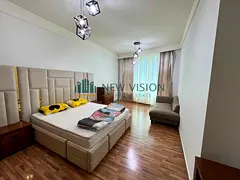 Furnished 2BR,Blue Tower,Large Area,Balcony,Pool,Gym,Sauna,Jacuzzi,24H Security,Reception,Automated