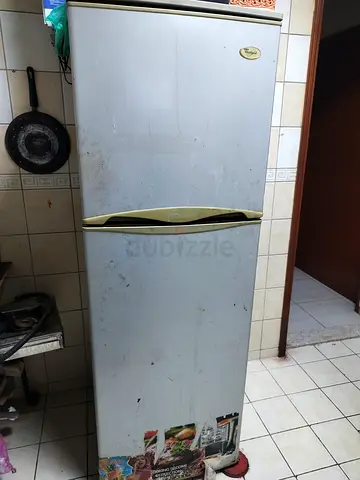 Whirlpool double-door refrigerator - used, working