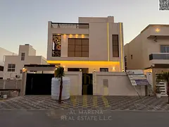 Luxury 7-bedroom villa with a rooftop terrace for sale in Al Bahia, Ajman. Registration and ownershi