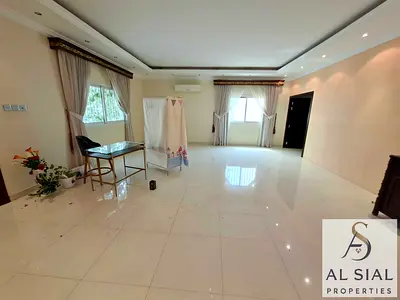 Spacious 4 bedroom hall with maids room lawn covered parking area