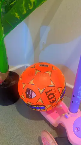 Used bright orange size 5 football - good condition
