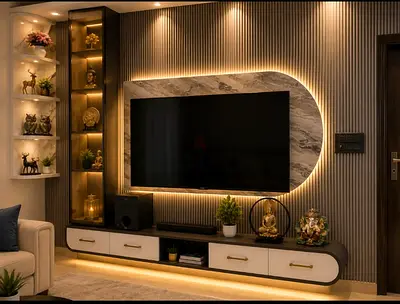 Luxury Entertainment Wall