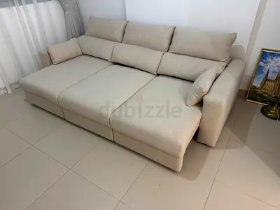 Top Quality IKEA Eskilstuna L Shape Sofa bed Beige