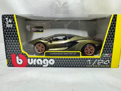 Bburago 1:24 Lamborghini Sian FKP 37 Diecast Car - New in Box