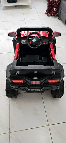 Kids Electric Ride-On Car Red Jeep Style