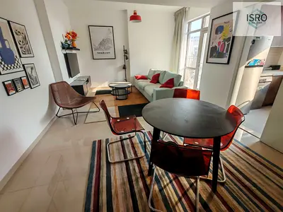 Full Furnished 1BR 65k with balcony with close kitchen