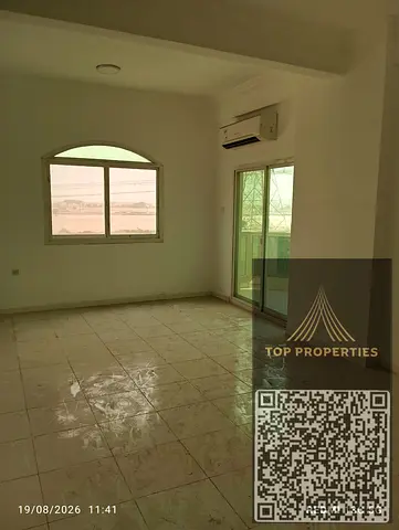 Apartment for rent - two bedrooms, living room, kitchen, four spacious balconies, and air conditioning