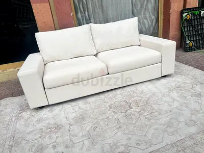 IKEA vimle Two Seater Sofa Bed Beige