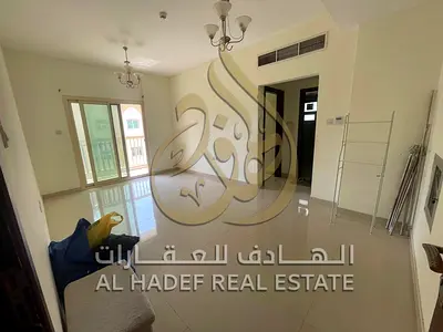 One bedroom and living room, second occupancy, in Al Musalla, next to Grand Mall. Balcony with open view, ventilation, and natural light. Central air