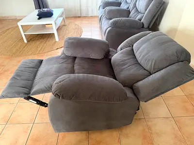 4 Grey Recliner Armchairs – Great Condition