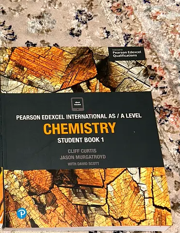 Pearson Edexcel International A Level Chemistry Student Book 1 IAL chemistry