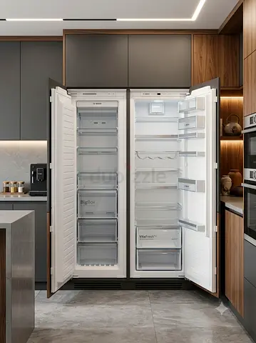 Bosch Integrated Fridge & Freezer Set – Separate Built-in Units | Premium Quality