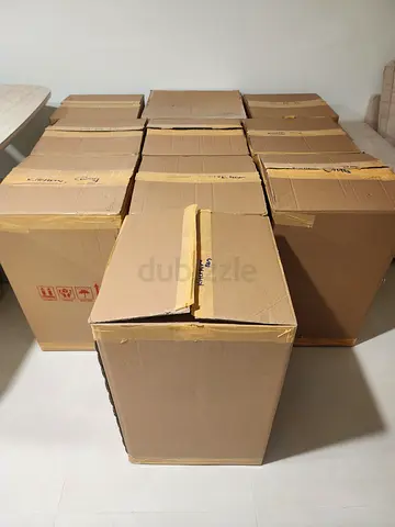 FREE - 10 used cardboard shipping / moving boxes.