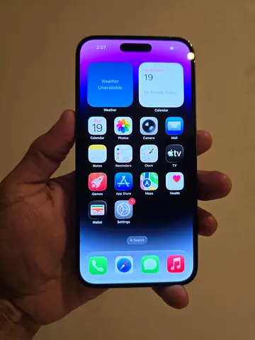 Iphone 14 pro Max 256GB TDRA Emirati with charger F.iD Fail 1physical + Esim All Geniune