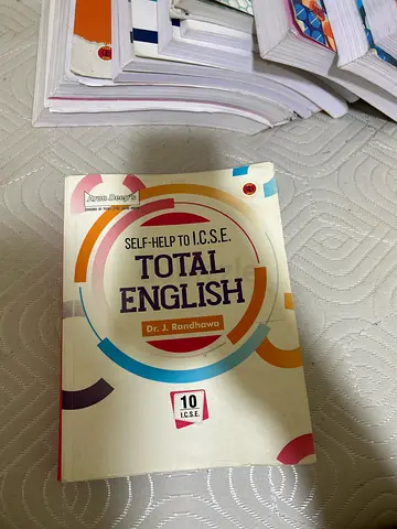 Self-Help to I.C.S.E. Total English (Class 10) by Dr. Rameshwar