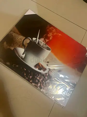 Coffee cup canvas wall art - 1 piece, brand new