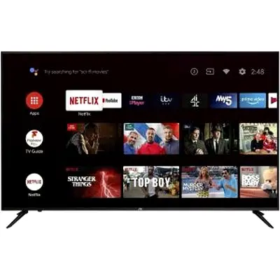 JVC 43-inch Smart LED TV with Built-in Apps (Netflix, Prime) - Good Condition