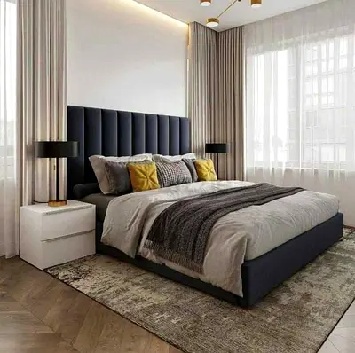 Luxurious Design New King size Family bed with Mattress Available